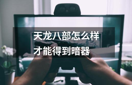 天龙八部怎么样才能得到暗器-第1张-游戏信息-龙启网