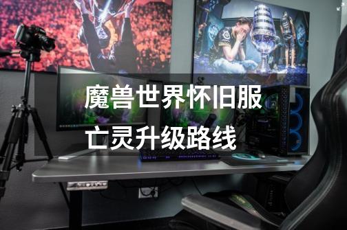 魔兽世界怀旧服亡灵升级路线-第1张-游戏信息-龙启网