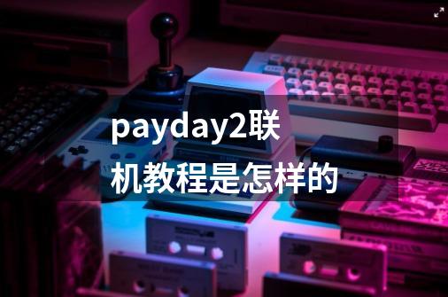 payday2联机教程是怎样的-第1张-游戏信息-龙启网