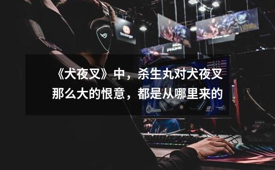 《犬夜叉》中,杀生丸对犬夜叉那么大的恨意,都是从哪里来的-第1张-游戏信息-龙启网