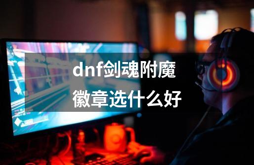 dnf剑魂附魔徽章选什么好-第1张-游戏信息-龙启网