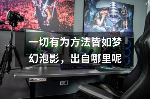 一切有为方法皆如梦幻泡影,出自哪里呢-第1张-游戏信息-龙启网