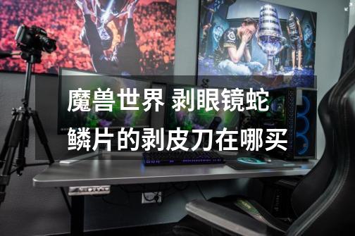 魔兽世界 剥眼镜蛇鳞片的剥皮刀在哪买-第1张-游戏信息-龙启网