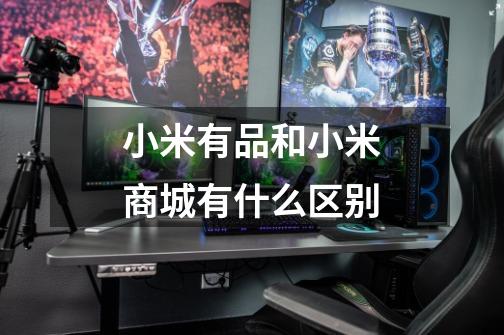 小米有品和小米商城有什么区别-第1张-游戏信息-龙启网