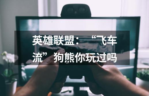 英雄联盟:“飞车流”狗熊你玩过吗-第1张-游戏信息-龙启网