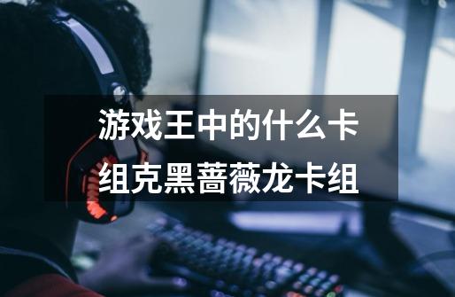 游戏王中的什么卡组克黑蔷薇龙卡组-第1张-游戏信息-龙启网