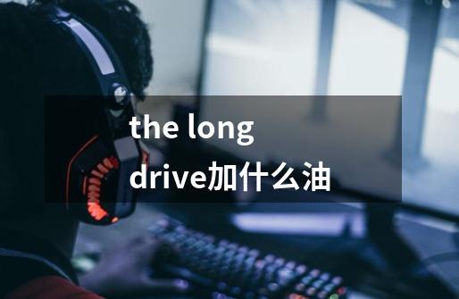 the long drive加什么油-第1张-游戏信息-龙启网