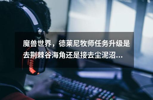 魔兽世界,德莱尼牧师任务升级是去荆棘谷海角还是接去尘泥沼泽或者西瘟疫之地的任务-第1张-游戏信息-龙启网