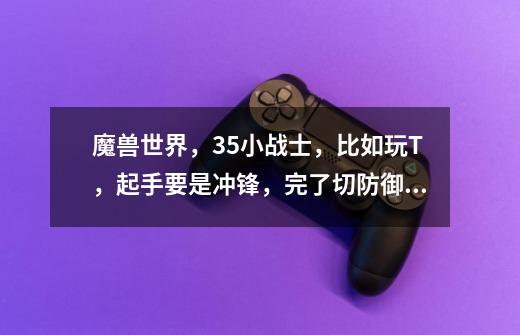 魔兽世界,35小战士,比如玩T,起手要是冲锋,完了切防御姿态有没有宏啊-第1张-游戏信息-龙启网