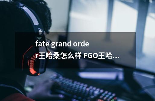 fate grand order王哈桑怎么样 FGO王哈桑技能宝具介绍-第1张-游戏信息-龙启网