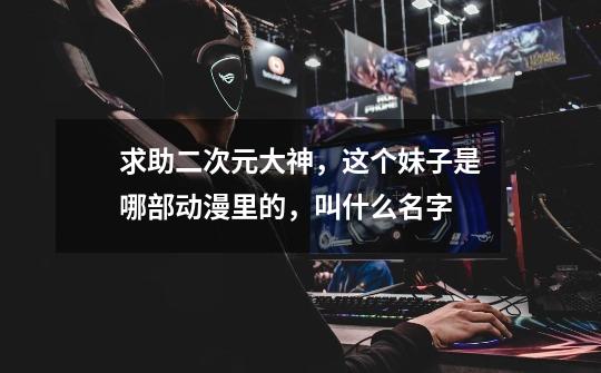 求助二次元大神，这个妹子是哪部动漫里的，叫什么名字-第1张-游戏信息-龙启网