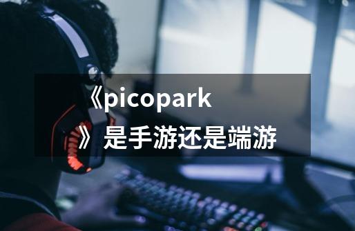《picopark》是手游还是端游-第1张-游戏信息-龙启网