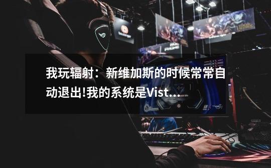 我玩辐射：新维加斯的时候常常自动退出...!我的系统是Vista......,配置完全够.!-第1张-游戏信息-龙启网