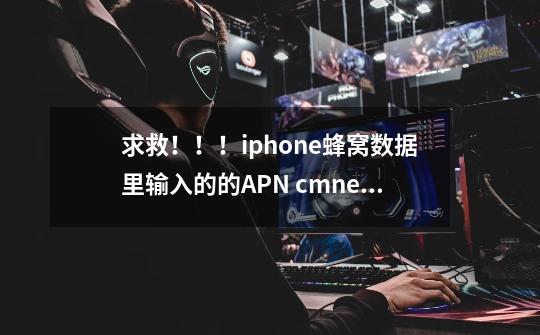求救!!!iphone蜂窝数据里输入的的APN cmnet总是自动消失!!!-第1张-游戏信息-龙启网