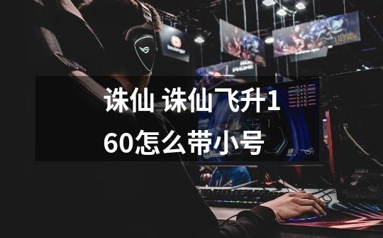 诛仙 诛仙飞升160怎么带小号-第1张-游戏信息-龙启网