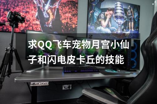 求QQ飞车宠物月宫小仙子和闪电皮卡丘的技能-第1张-游戏信息-龙启网