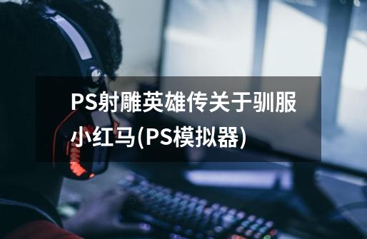 PS射雕英雄传关于驯服小红马(PS模拟器)-第1张-游戏信息-龙启网