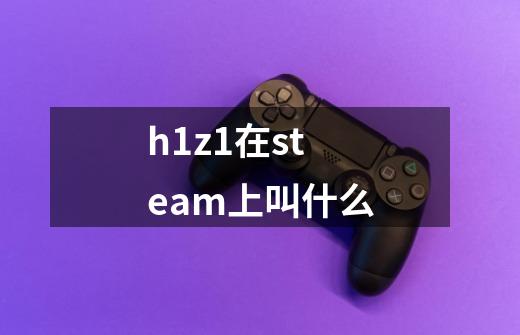 h1z1在steam上叫什么-第1张-游戏信息-龙启网