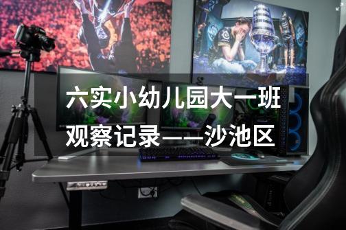 六实小幼儿园大一班观察记录——沙池区-第1张-游戏信息-龙启网