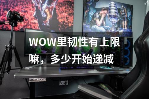 WOW里韧性有上限嘛,多少开始递减-第1张-游戏信息-龙启网