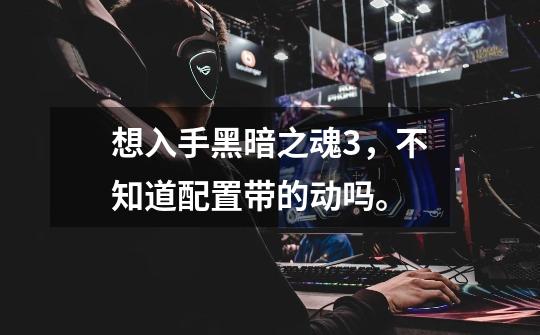 想入手黑暗之魂3,不知道配置带的动吗。-第1张-游戏信息-龙启网