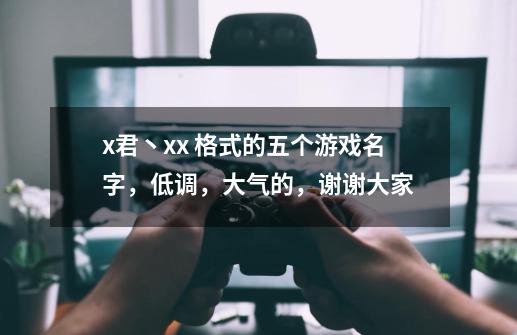 x君丶xx 格式的五个游戏名字，低调，大气的，谢谢大家-第1张-游戏信息-龙启网