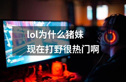 lol为什么猪妹现在打野很热门啊-第1张-游戏信息-龙启网