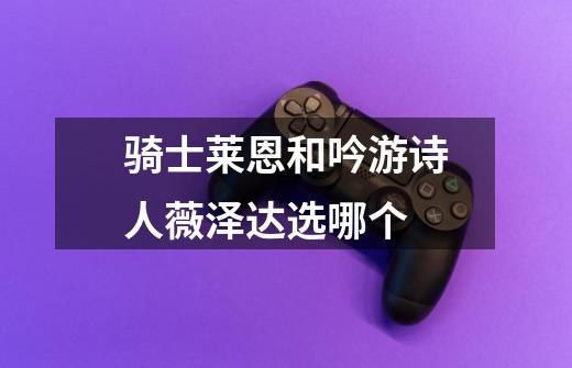 骑士莱恩和吟游诗人薇泽达选哪个-第1张-游戏信息-龙启网