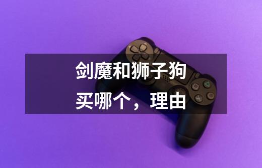 剑魔和狮子狗买哪个,理由-第1张-游戏信息-龙启网