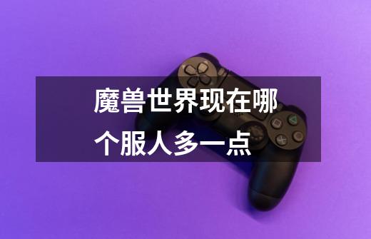 魔兽世界现在哪个服人多一点-第1张-游戏信息-龙启网