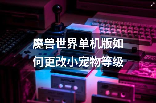 魔兽世界单机版如何更改小宠物等级-第1张-游戏信息-龙启网
