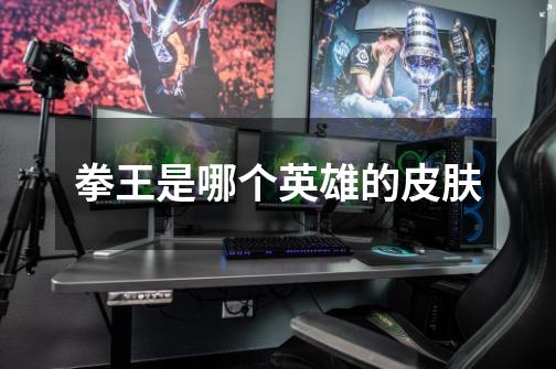 拳王是哪个英雄的皮肤-第1张-游戏信息-龙启网