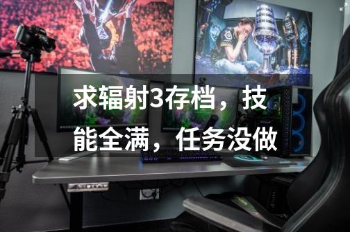 求辐射3存档，技能全满，任务没做-第1张-游戏信息-龙启网