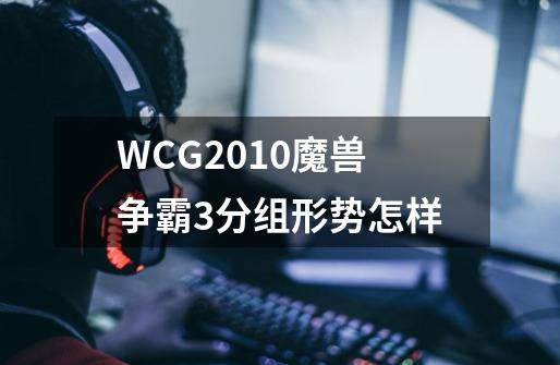 WCG2010魔兽争霸3分组形势怎样-第1张-游戏信息-龙启网