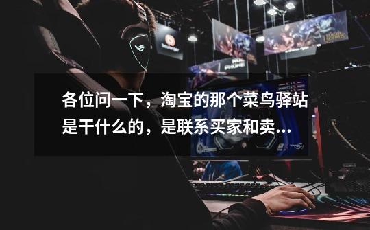 各位问一下，淘宝的那个菜鸟驿站是干什么的，是联系买家和卖家的吗-第1张-游戏信息-龙启网