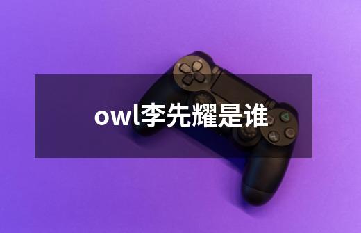 owl李先耀是谁-第1张-游戏信息-龙启网