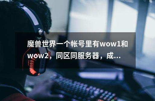 魔兽世界一个帐号里有wow1和wow2,同区同服务器,成就和坐骑是绑定的吗-第1张-游戏信息-龙启网
