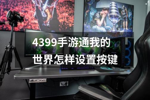 4399手游通我的世界怎样设置按键-第1张-游戏信息-龙启网