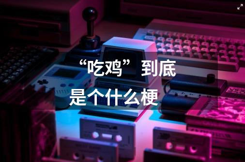 “吃鸡”到底是个什么梗-第1张-游戏信息-龙启网