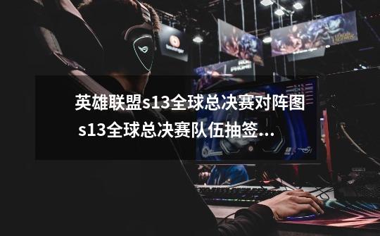 英雄联盟s13全球总决赛对阵图 s13全球总决赛队伍抽签结果一览-第1张-游戏信息-龙启网
