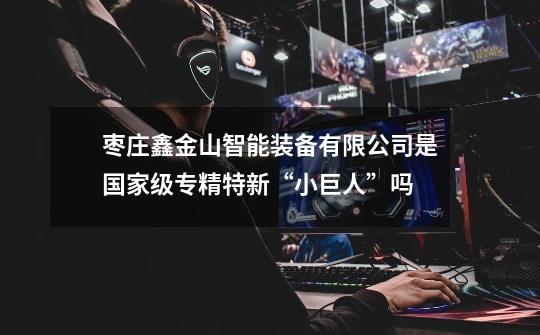 枣庄鑫金山智能装备有限公司是国家级专精特新“小巨人”吗-第1张-游戏信息-龙启网