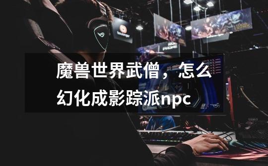 魔兽世界武僧，怎么幻化成影踪派npc-第1张-游戏信息-龙启网