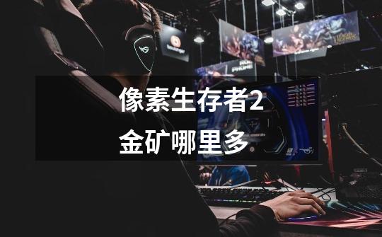 像素生存者2金矿哪里多-第1张-游戏信息-龙启网