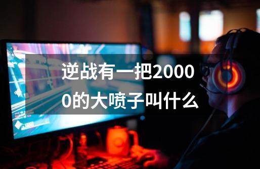 逆战有一把20000的大喷子叫什么-第1张-游戏信息-龙启网