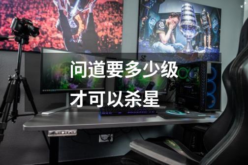 问道要多少级才可以杀星-第1张-游戏信息-龙启网