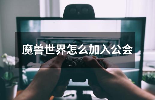魔兽世界怎么加入公会-第1张-游戏信息-龙启网