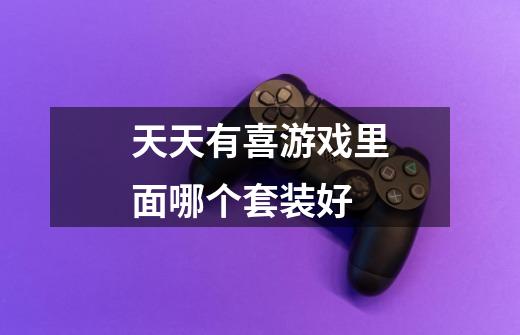 天天有喜游戏里面哪个套装好-第1张-游戏信息-龙启网