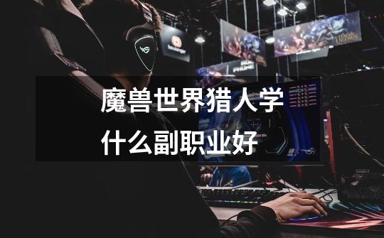魔兽世界猎人学什么副职业好-第1张-游戏信息-龙启网