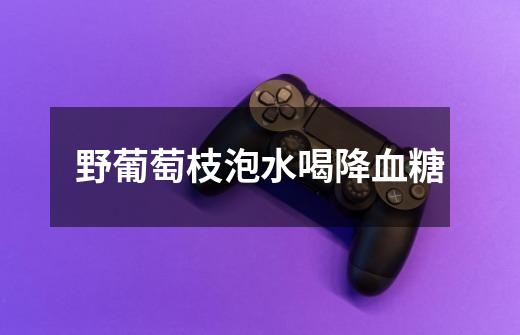 野葡萄枝泡水喝降血糖-第1张-游戏信息-龙启网