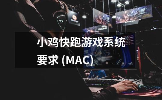 小鸡快跑游戏系统要求 (MAC)-第1张-游戏信息-龙启网